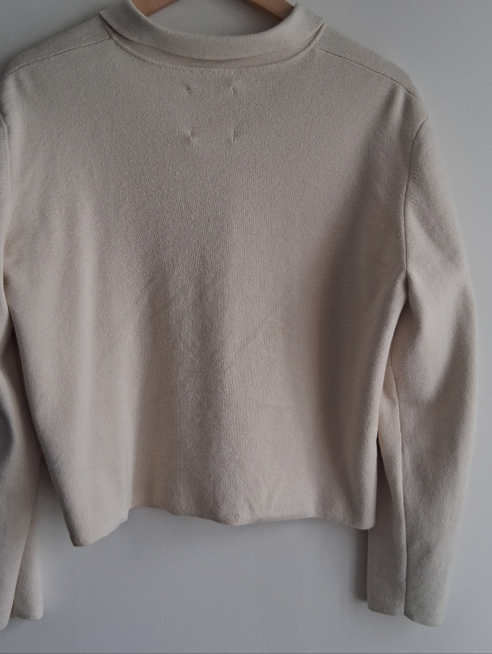 Part Two Frieda Cotton Cardigan Knit Jacket Size Large Pocket Collar Style EUC - Picture 11 of 11